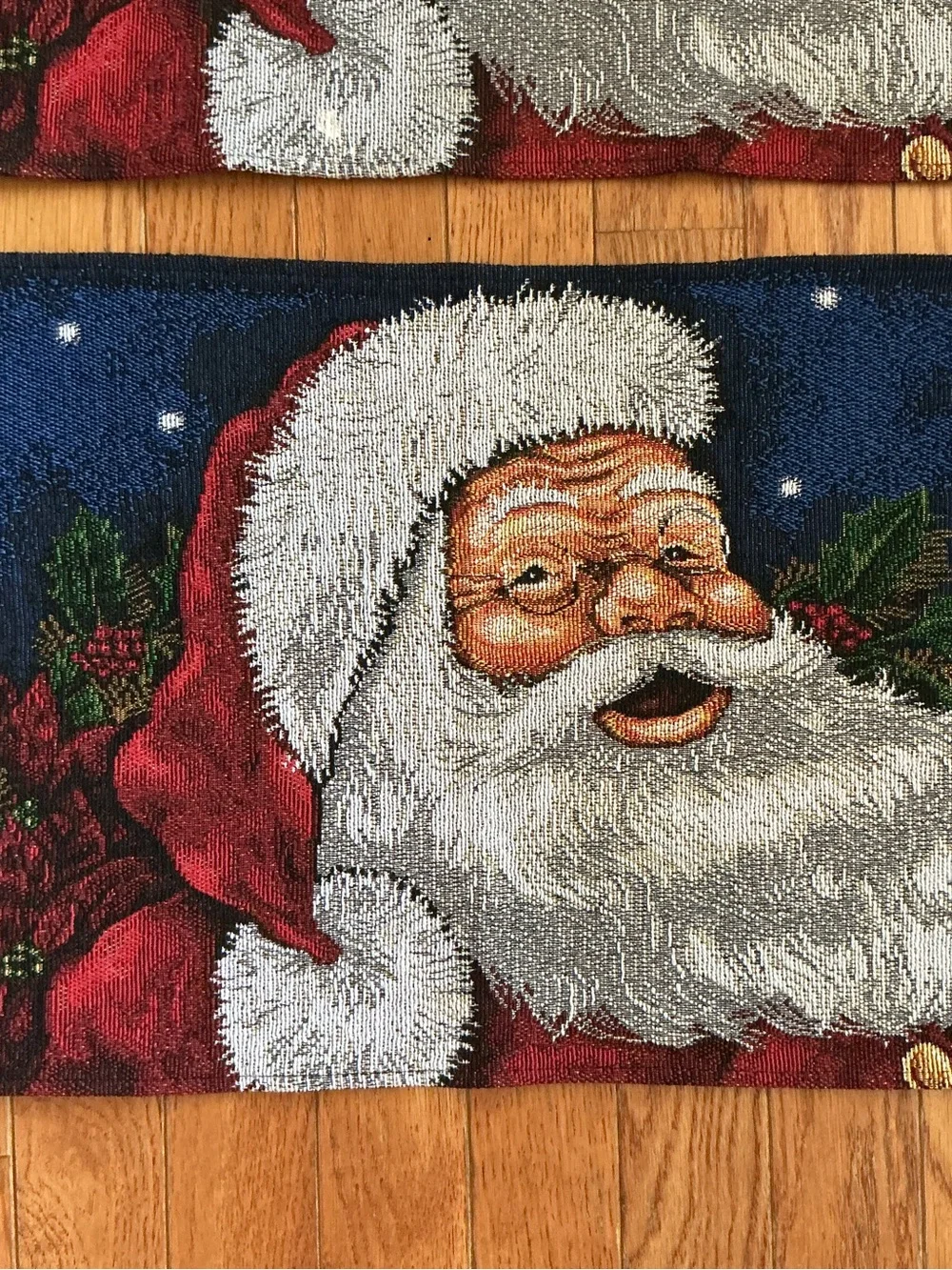 Source Unknown Santa Placemat Set -‎ Red, White & Blue